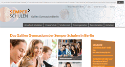 Desktop Screenshot of galileo-gymnasium.de