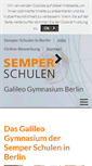 Mobile Screenshot of galileo-gymnasium.de